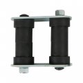 Labwork 2 Pcs Leaf Spring Rear Shackle Kits Replacement For Chevy Camaro Nova 1967-1979
