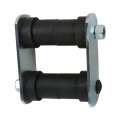 Labwork 2 Pcs Leaf Spring Rear Shackle Kits Replacement For Chevy Camaro Nova 1967-1979