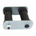 Labwork 2 Pcs Leaf Spring Rear Shackle Kits Replacement For Chevy Camaro Nova 1967-1979