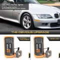 Vipmotoz Full Led Front Amber Side Marker Lights Compatible With 1996-2002 Bmw Z3 M Roadster Chrome Lens Clear Pair Set