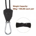 Uxcell 2pcs 1 8 4mm Tie Down Ratchet Rope Hanger Metal Gears 6 6ft 2meter Strap Head With Aluminum Buckle Ratcheting Pulley