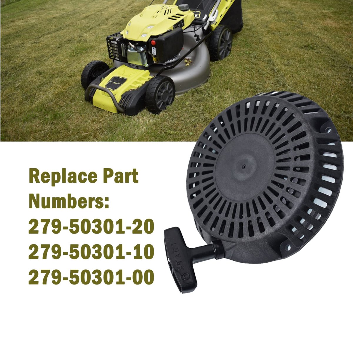 Recoil Starter Pull Start Assembly Replacement For Subaru 279-50301-00 279-50301-10 279-50301-20 Ex27