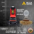 Alla Lighting 5201 5202 Ps19w Led Fog Bulbs Drl Replacement Xtreme Super Bright 1860-smd Ps24wff 12085 Psy19w 3200k Golden