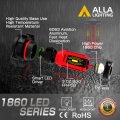 Alla Lighting 5201 5202 Ps19w Led Fog Bulbs Drl Replacement Xtreme Super Bright 1860-smd Ps24wff 12085 Psy19w 3200k Golden