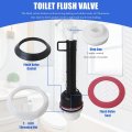 Toilet Flush Valve Compatible For Model 211-11-1 2 Mansfield 211 160 Series Tank All Trip Levers Black