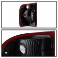 Smoke Red Lens Oe-style Tail Light Full-led License Plate Lamp Housing Replacement Bundle For 2001-2011 Ford Ranger Pickup 