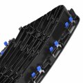 Non Camera Holes To1200455 Factory Style Front Bumper Grill Grille Assembly With Silver Moulding Compatible Toyota Highlander