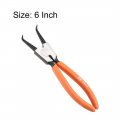 Uxcell External Retaining Ring Pliers 90 Degree Bent Snap Precision Circlip 6-inch