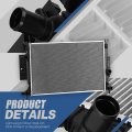 Dpi 13650 Factory Style 1-row Cooling Radiator Compatible With Ford Escape Lincoln Mkc 3 6l 2017-2019 Aluminum Core