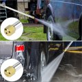 Qwork High Pressure Power Washer Wand Water Hose Nozzle With 2 Spray Tips Adjustable Watering Sprayer Cleaning Tool