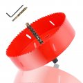 6 3 Inch Bi-metal Hole Saw Hss Cutter Heavy Duty For Drilling Wood Plastic Plywood Ceiling Thin Metal 160mm