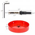 6 3 Inch Bi-metal Hole Saw Hss Cutter Heavy Duty For Drilling Wood Plastic Plywood Ceiling Thin Metal 160mm
