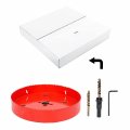 6 3 Inch Bi-metal Hole Saw Hss Cutter Heavy Duty For Drilling Wood Plastic Plywood Ceiling Thin Metal 160mm