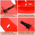 6 3 Inch Bi-metal Hole Saw Hss Cutter Heavy Duty For Drilling Wood Plastic Plywood Ceiling Thin Metal 160mm