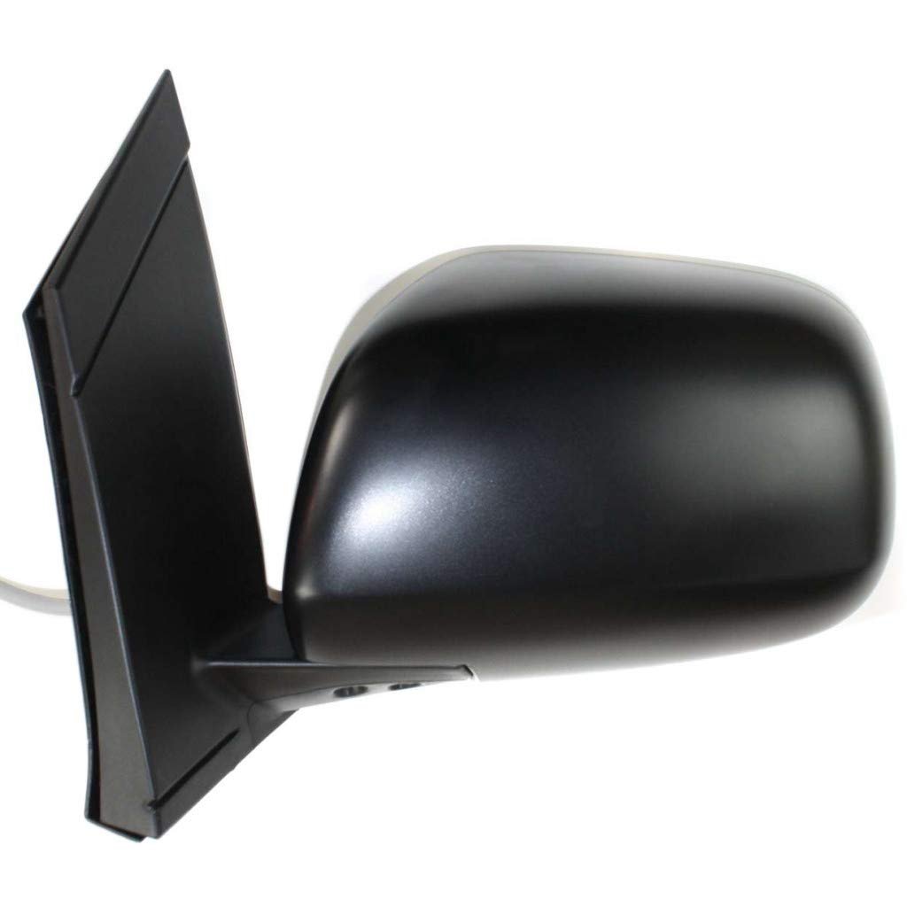 Door Mirror Driver Side For Toyota Sienna 2004 2010 Power Glass Manual Folding Non Heated Textured Black Replaces 87940ae010
