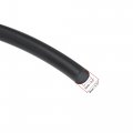 Uxcell Pneumatic Pu Tubing Kit 8mm Od 10m Black With 12 Pcs Push To Connect Fittings