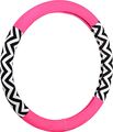 Bell Automotive 22-1-97179-9 Universal Chevron Color Block Hyper-flex Core Steering Wheel Cover Pink 