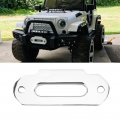 124mm Billet Polished Aluminum Hawse Fairlead Load Capacity 2500a 4000lbs With Mounting Hardware For Synthetic Winch Rope