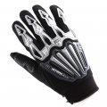 Wow Motocross Motorcycle Bmx Mx Atv Dirt Bike Skeleton Racing Cycling Gloves Black