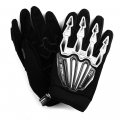 Wow Motocross Motorcycle Bmx Mx Atv Dirt Bike Skeleton Racing Cycling Gloves Black