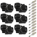 Ignition Coils 2009-2011 For Mercedes-benz G Amg 5 4l V8 2005-2011 G55 5 5l Uf359 Denso33816 6 With 12 Iridium Spark Plugition 