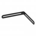 Uxcell Adjustable Corner Code 4pcs 120x165mm Stainless Steel 90-degree L-shape Brace For Fixed Furniture Shelf Bed Table