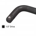 Uxcell Socket Wrench 1 2 Drive Square End L Shape Extension Handle 300mm Long