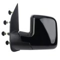 Driver Side View Mirror For 2002-2008 Ford E150 Van E250 E350 E450 E550 Smooth Manual Fold Non-heated Puddle Light Abs 