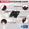 Hvac Blend Door Actuator Replaces 604-252 Yh1933 Dl3z-19e616-a Compatible With Ford And Lincoln Vehicles Flex 2009 F150
