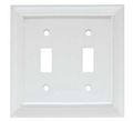 Brainerd Mfg Liberty Hdw W10763-w-u Wht Wdarc 2g Tog Plate 