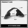 Front Fender Liners For Audi Q5 2009 2017 And Sq5 2014 Driver Passenger Side Fits Models Without S Line Package 8r0821172f