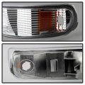 Acanii For 1999-2002 Silverado 1500 2000-2006 Chevy Suburban Tahoe Chrome Parking Turn Singal Lamps Bumper Lights Pair