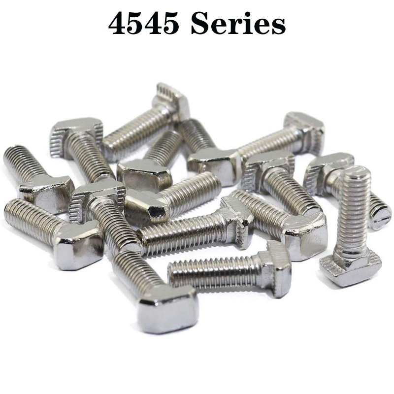 15 Pcs M8 X 40mm Thread Slot Drop-in Bolt T-bolt Hammer Head T Screw Stud For 4545 Series Standard 10mm T-slot Aluminum