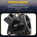 Ocpty Thermostat Housing Fit For Honda Accord 2003-2010 For Civic 2006-2015 Cr-v 2007-2014 Element 2003-2011 Engine Coolant