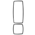 Truck Side Hood Mirrors 2 Pcs Upper Main And Lower Smaller Fit For International Durastar 4300 4400 7400 7600 8500 8600 2002-on 