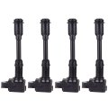 Aintier Set Of 4 Ignition Coil Packs 3 Pins Fits For Ford Fiesta 1 6l 2014-2019 Pack Replaces Uf674 