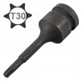 Uxcell 1 2 Drive X T30 Impact Torx Bit Socket Metric 3 Length Cr-mo Steel With O-ring And Dowel Pin