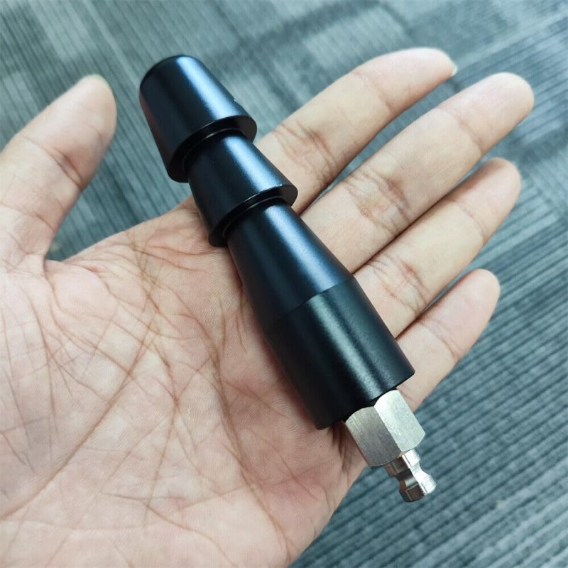1pc Black For Vac-u-lock W Quick Connector Device Single Super Adapter Hexagonal 6 Angle