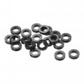 Uxcell Abs Round Spacer Washer Id 4 2mm Od 7mm L Plastic Standoff For 3d Printer Tv Wall Mounting Electrical Outlet Black