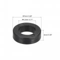 Uxcell Abs Round Spacer Washer Id 4 2mm Od 7mm L Plastic Standoff For 3d Printer Tv Wall Mounting Electrical Outlet Black