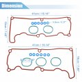 Uxcell Engine Cylinder Valve Cover Gasket Set Kit Ford Explorer 4 0l 2001-2010 No 1l2z6584aa For Ranger