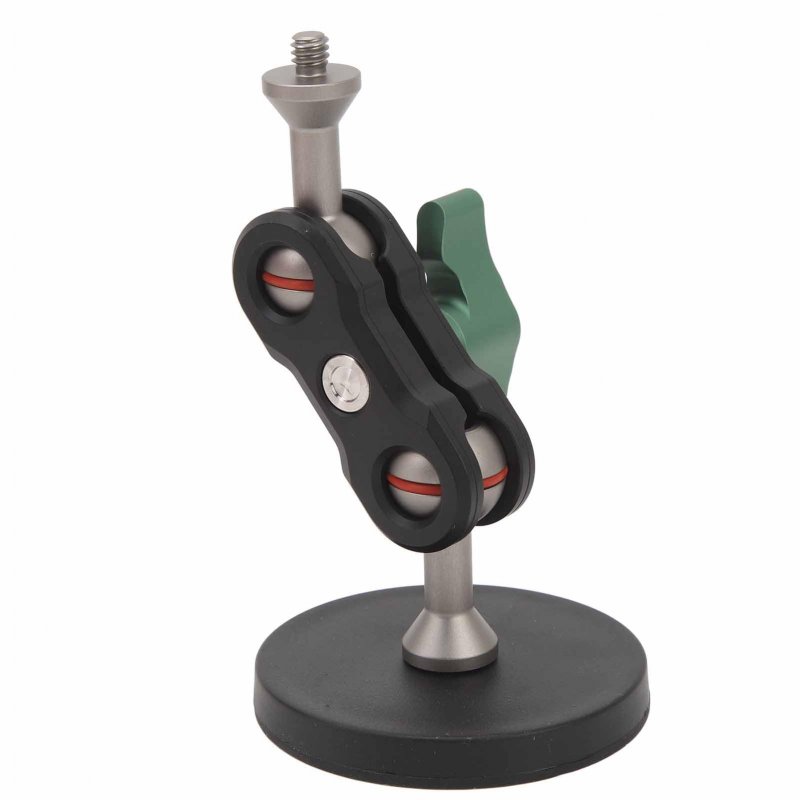 Magnetic Car Mount Dual 360 Degreehead 1 4inch Thread Phone Holder For Mounting Action Cameras