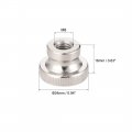 Uxcell Knurled Thumb Nuts 6pcs M8x1 25mm Iron Round Knobs Fasteners For 3d Printer Parts Silver Tone