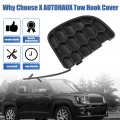 Tow Hook Cover Rear Bumper Eye Cap 735645726 5vw91lxhaa Black Replacement For Jeep Renegade 2015-2023