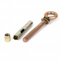 Uxcella Wall Concrete Brick Expansion Screws Closed Hook Bolts 12mm Dia Sleeve 4 Pcs