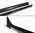 Mc Style Jdm Fe180 Painted Full Gloss Black Side Skirt Extension Compatible For 2022 2023 Honda Civic Ex Lx Si Touring Sport