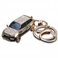 Bling Car Model Keychain With Ring Metal Key Chains For Keys Accessories Women Interior Cute Keychains Black 