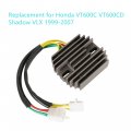 Waltyotur Voltage Regulator Rectifier Replacement For Honda 1999-2007 Vt600c Vt600cd Shadow Vlx