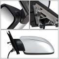 Auto Dynasty Ch1320341 Factory Style Driver Left Side Mirror Manual Folding Power Adjust Heated Glass Compatible With Chrysler