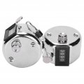 Metal Manual Counter 2pcs Hand Tally For Workshop Inventory Goods Crowd Statistics In Public Places